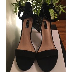 Black Suede high heels